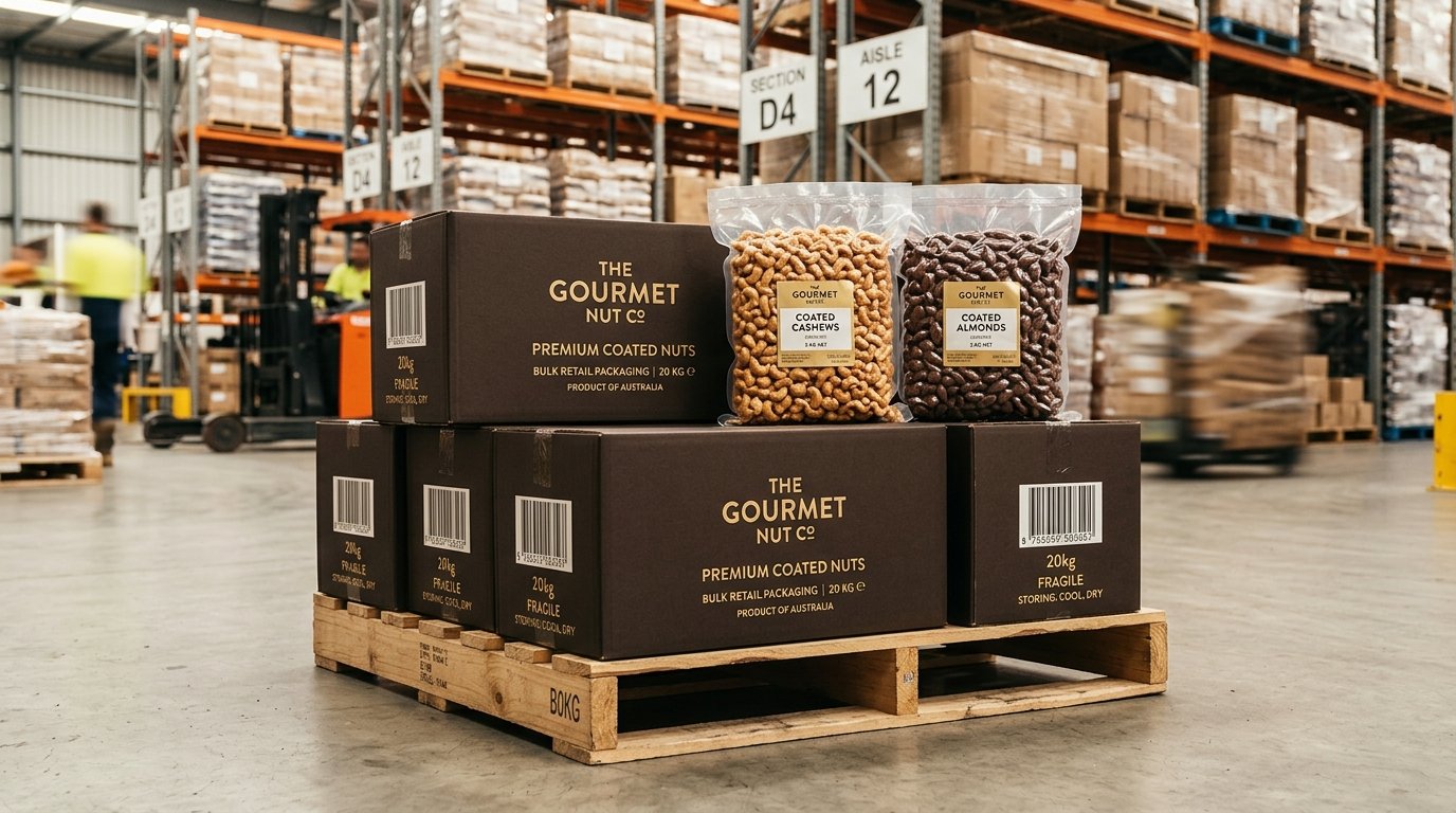 Nutchy Foods 20kg Bulk Boxes and 5kg Packs